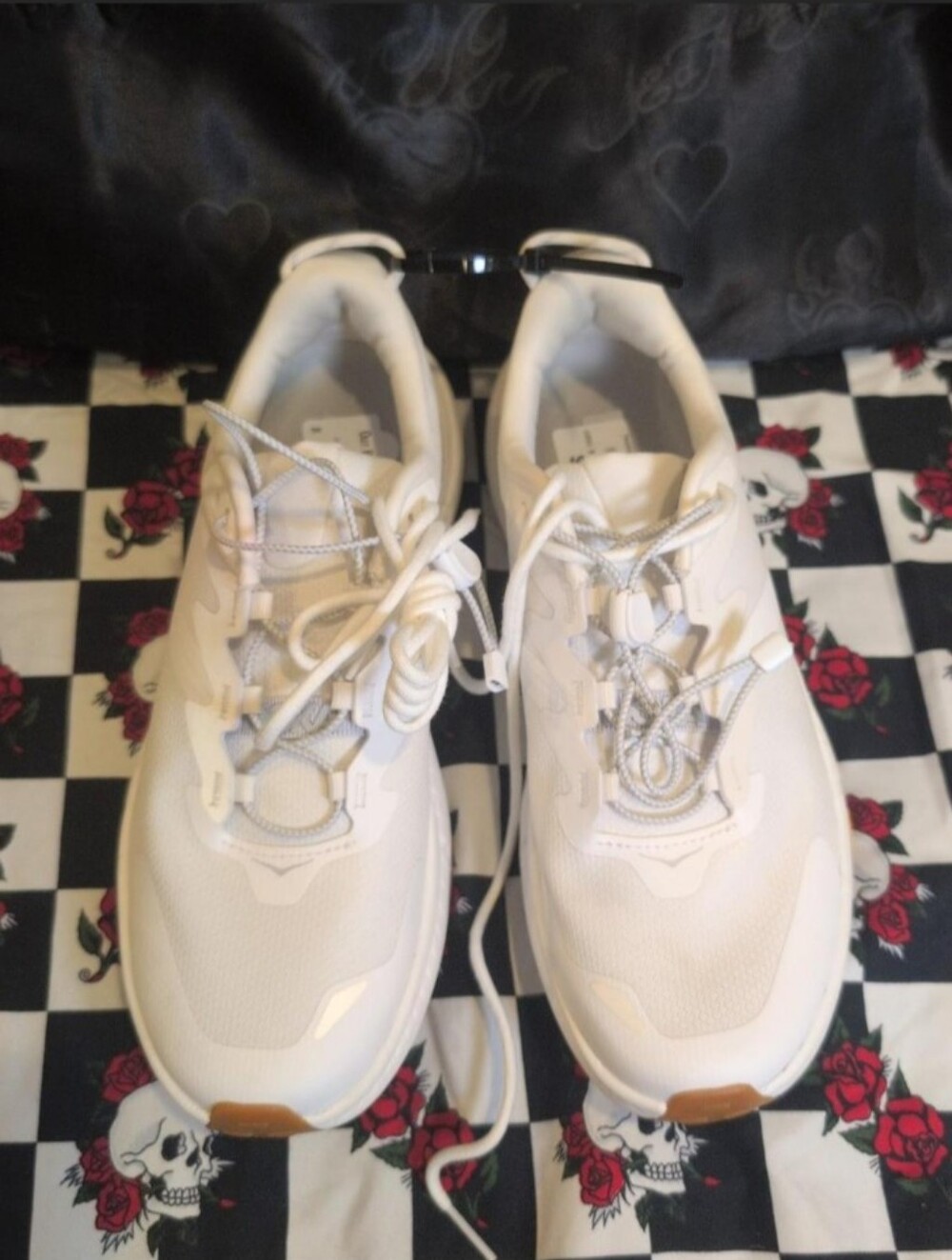 HOKA Transport White / Gum Sole Sneakers Woman's US 9.5